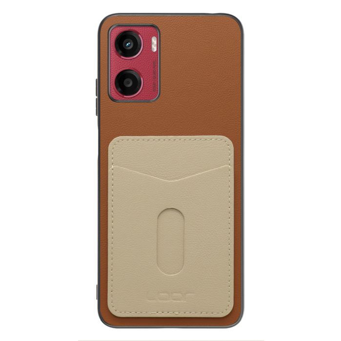 [ LOOF PASS-SHELL (LEATHER Ver.) スライド ] moto g05 motorola スマホケース 背面 ケース カバー ハードケース カード収納 カードホルダー ストラップホール [ moto g05 ]