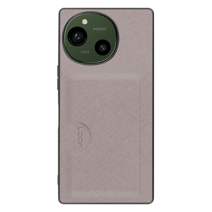 [ LOOF CASUAL-SLOT ] AQUOS R9 / R10 SH-51E SH-51F スマホケース 背面 ケース カバー ハードケース カード入れ カードポケット カード収納 ストラップホール [ AQUOS R9 / R10 ]
