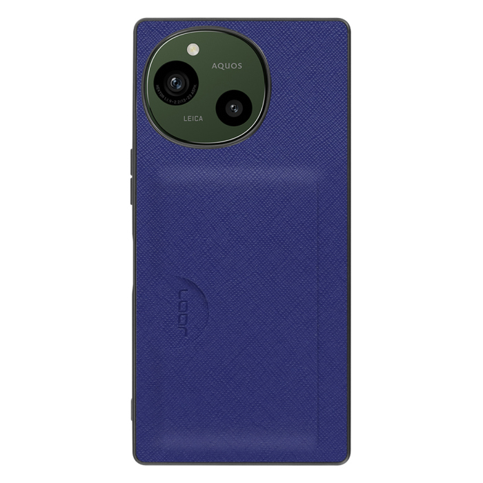 [ LOOF CASUAL-SLOT ] AQUOS R9 / R10 SH-51E SH-51F スマホケース 背面 ケース カバー ハードケース カード入れ カードポケット カード収納 ストラップホール [ AQUOS R9 / R10 ]