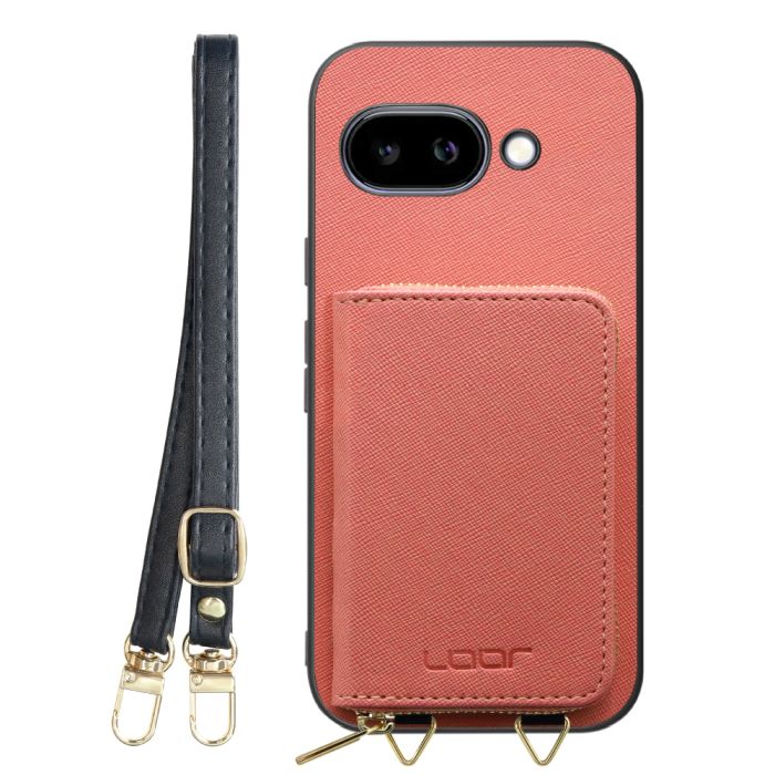 [ LOOF CASUAL-SHELL POUCH ] Google Pixel 9a Google Pixel9a ピクセル9a ケース ショルダー スマホショルダー 背面 収納 ポーチ付き カバー スマホケース ストラップ レザー [ Google Pixel 9a ]