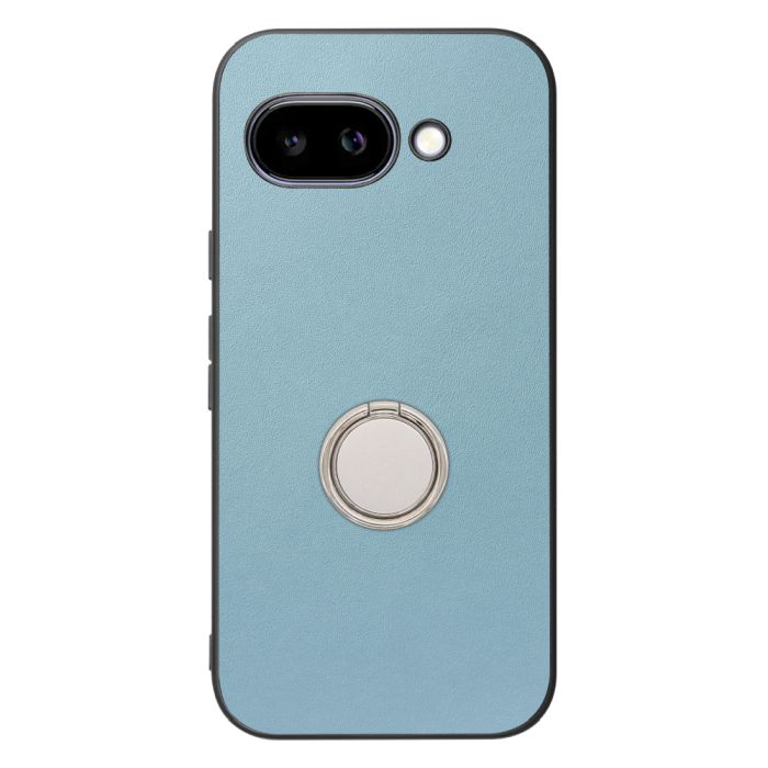 [ LOOF RING-SHELL (シンプル Ver.) ] Google Pixel 9a Google Pixel9a ピクセル9a スマホケース 背面 ケース カバー ハードケース スマホリング リング付き 本革 ストラップホール [ Google Pixel 9a ]