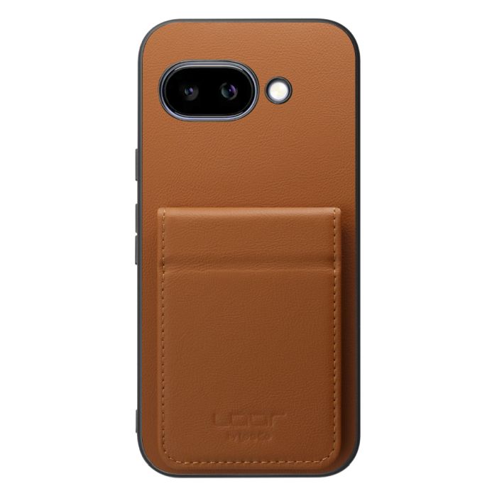 [ LOOF BASIC-SHELL SLIM CARD 2カード ] Google Pixel 9a Google Pixel9a ピクセル9a ケース 背面 カード収納 カード入れ カードポケット カバー スマホケース 薄型 大容量 本革 [ Google Pixel 9a ]