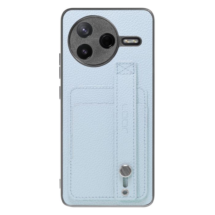 [ LOOF HOLD-SHELL CARD ] POCO F7 Pro Xiaomi シャオミ スマホケース 背面 ケース カバー ハードケース 背面ベルト カード入れ 本革 ストラップホール [ POCO F7 Pro ]