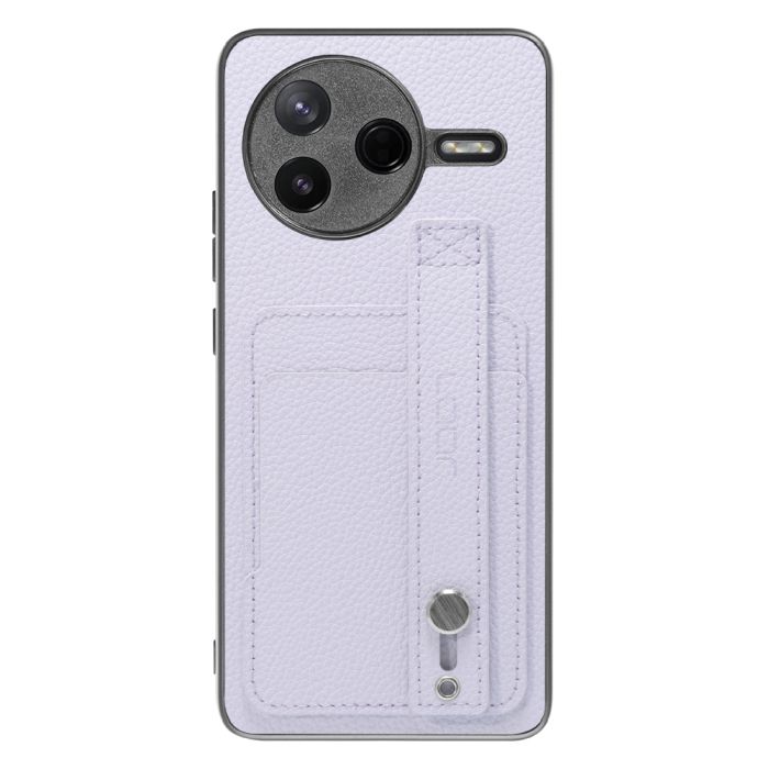 [ LOOF HOLD-SHELL CARD ] POCO F7 Pro Xiaomi シャオミ スマホケース 背面 ケース カバー ハードケース 背面ベルト カード入れ 本革 ストラップホール [ POCO F7 Pro ]