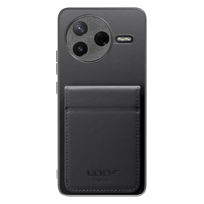 [ LOOF BASIC-SHELL SLIM CARD 2カード ] POCO F7 Pro Xiaomi シャオミ ケース 背面 カード収納 カード入れ カードポケット カバー スマホケース 薄型 大容量 本革 [ POCO F7 Pro ]