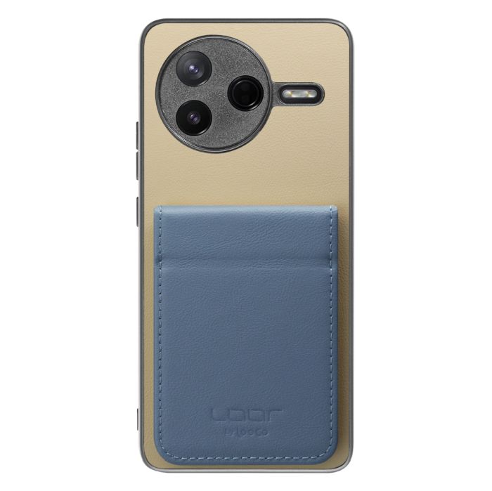 [ LOOF BASIC-SHELL SLIM CARD 2カード ] POCO F7 Pro Xiaomi シャオミ ケース 背面 カード収納 カード入れ カードポケット カバー スマホケース 薄型 大容量 本革 [ POCO F7 Pro ]