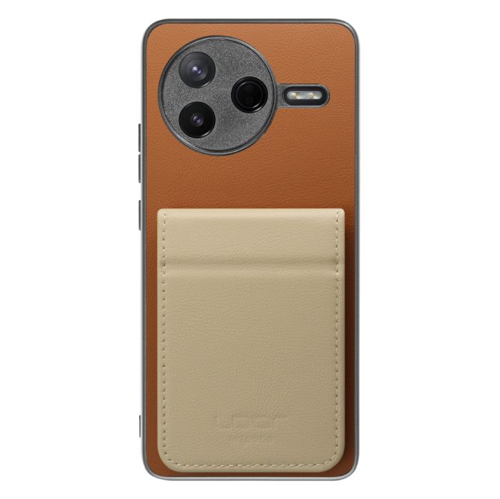 [ LOOF BASIC-SHELL SLIM CARD 2カード ] POCO F7 Pro Xiaomi シャオミ ケース 背面 カード収納 カード入れ カードポケット カバー スマホケース 薄型 大容量 本革 [ POCO F7 Pro ]