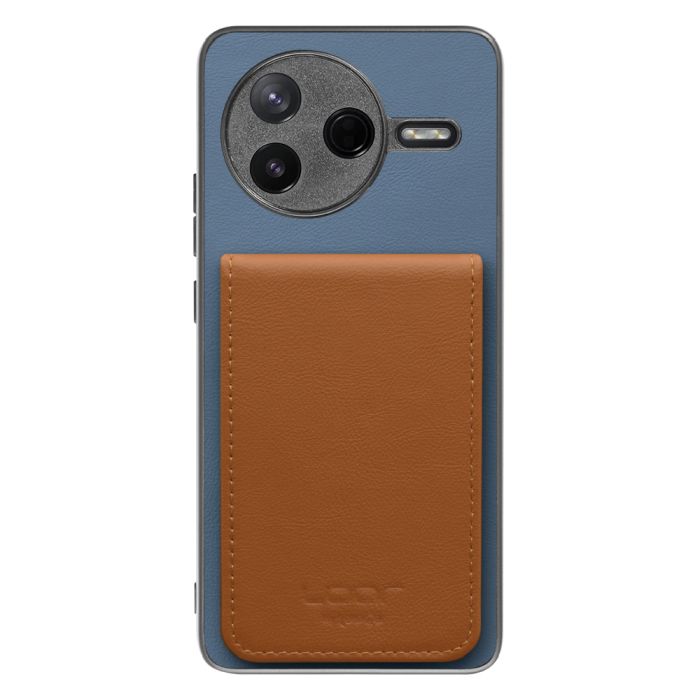 [ LOOF BASIC-SHELL SLIM CARD 4カード ] POCO F7 Pro Xiaomi シャオミ ケース 背面 カード収納 カード入れ カードポケット カバー スマホケース 薄型 大容量 本革 [ POCO F7 Pro ]
