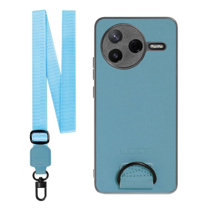 [ LOOF STRAP-SHELL ] POCO F7 Pro Xiaomi シャオミ スマホケース 背面 ケース カバー ハードケース ショルダー スマホショルダー ハンドストラップ  本革 [ POCO F7 Pro ]