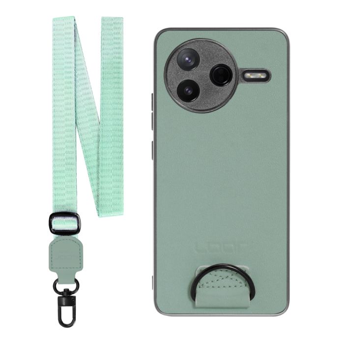 [ LOOF STRAP-SHELL ] POCO F7 Pro Xiaomi シャオミ スマホケース 背面 ケース カバー ハードケース ショルダー スマホショルダー ハンドストラップ  本革 [ POCO F7 Pro ]