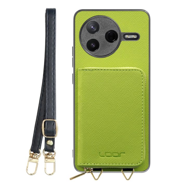 [ LOOF CASUAL-SHELL POUCH ] POCO F7 Pro Xiaomi シャオミ ケース ショルダー スマホショルダー 背面 収納 ポーチ付き カバー スマホケース ストラップ レザー [ POCO F7 Pro ]