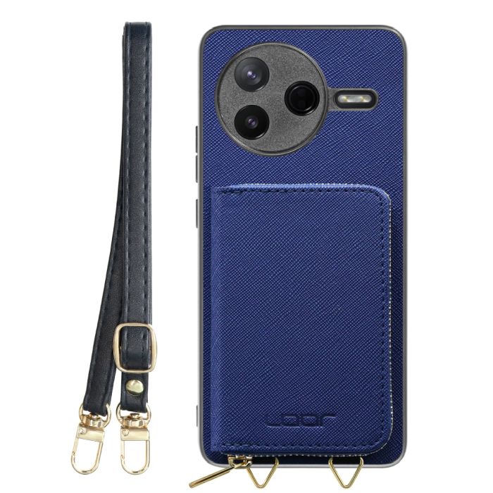 [ LOOF CASUAL-SHELL POUCH ] POCO F7 Pro Xiaomi シャオミ ケース ショルダー スマホショルダー 背面 収納 ポーチ付き カバー スマホケース ストラップ レザー [ POCO F7 Pro ]