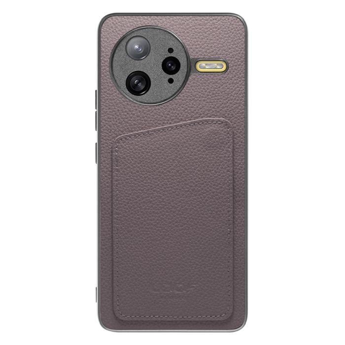 [ LOOF INVISIBLE CARD CASE-SHELL ] POCO F7 Ultra Xiaomi シャオミ スマホケース 背面 ケース カバー 本革 見えない収納 カード 見えない 落ちない マグネット [ POCO F7 Ultra ]