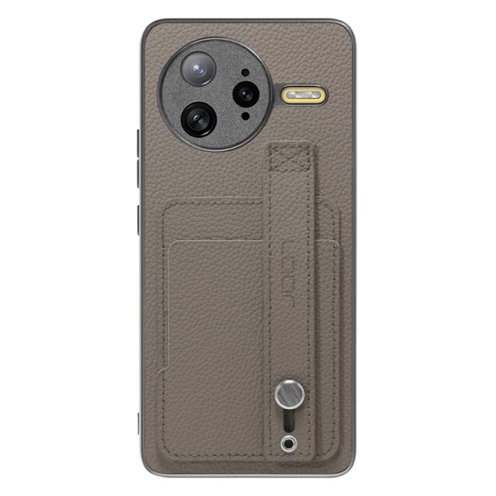 [ LOOF HOLD-SHELL CARD ] POCO F7 Ultra Xiaomi シャオミ スマホケース 背面 ケース カバー ハードケース 背面ベルト カード入れ 本革 ストラップホール [ POCO F7 Ultra ]