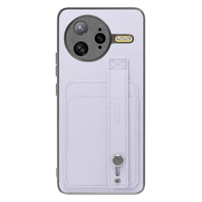 [ LOOF HOLD-SHELL CARD ] POCO F7 Ultra Xiaomi シャオミ スマホケース 背面 ケース カバー ハードケース 背面ベルト カード入れ 本革 ストラップホール [ POCO F7 Ultra ]