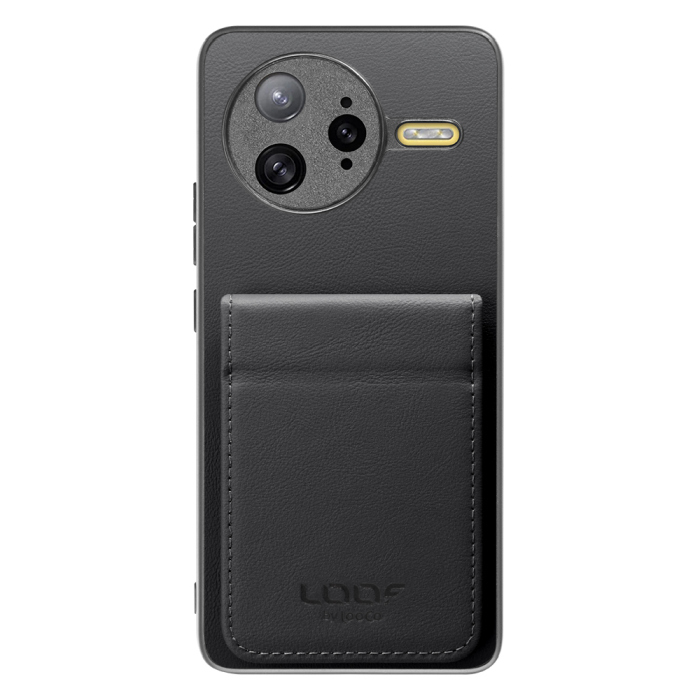 [ LOOF BASIC-SHELL SLIM CARD 2カード ] POCO F7 Ultra Xiaomi シャオミ ケース 背面 カード収納 カード入れ カードポケット カバー スマホケース 薄型 大容量 本革 [ POCO F7 Ultra ]