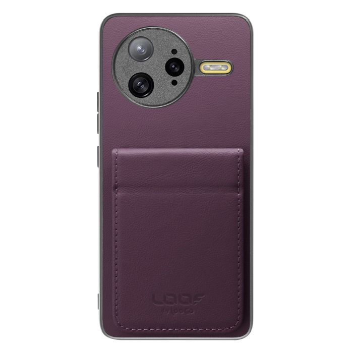 [ LOOF BASIC-SHELL SLIM CARD 2カード ] POCO F7 Ultra Xiaomi シャオミ ケース 背面 カード収納 カード入れ カードポケット カバー スマホケース 薄型 大容量 本革 [ POCO F7 Ultra ]