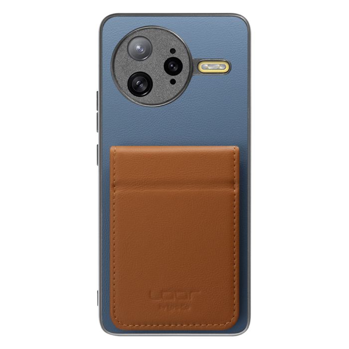 [ LOOF BASIC-SHELL SLIM CARD 2カード ] POCO F7 Ultra Xiaomi シャオミ ケース 背面 カード収納 カード入れ カードポケット カバー スマホケース 薄型 大容量 本革 [ POCO F7 Ultra ]