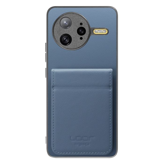 [ LOOF BASIC-SHELL SLIM CARD 2カード ] POCO F7 Ultra Xiaomi シャオミ ケース 背面 カード収納 カード入れ カードポケット カバー スマホケース 薄型 大容量 本革 [ POCO F7 Ultra ]