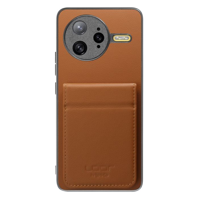 [ LOOF BASIC-SHELL SLIM CARD 2カード ] POCO F7 Ultra Xiaomi シャオミ ケース 背面 カード収納 カード入れ カードポケット カバー スマホケース 薄型 大容量 本革 [ POCO F7 Ultra ]