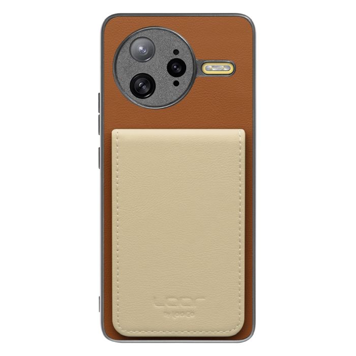 [ LOOF BASIC-SHELL SLIM CARD 4カード ] POCO F7 Ultra Xiaomi シャオミ ケース 背面 カード収納 カード入れ カードポケット カバー スマホケース 薄型 大容量 本革 [ POCO F7 Ultra ]
