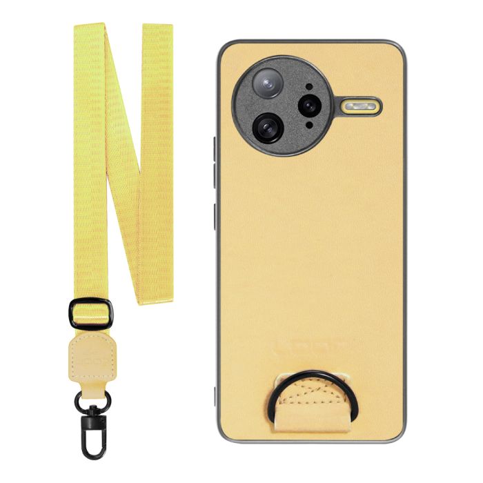 [ LOOF STRAP-SHELL ] POCO F7 Ultra Xiaomi シャオミ スマホケース 背面 ケース カバー ハードケース ショルダー スマホショルダー ハンドストラップ  本革 [ POCO F7 Ultra ]