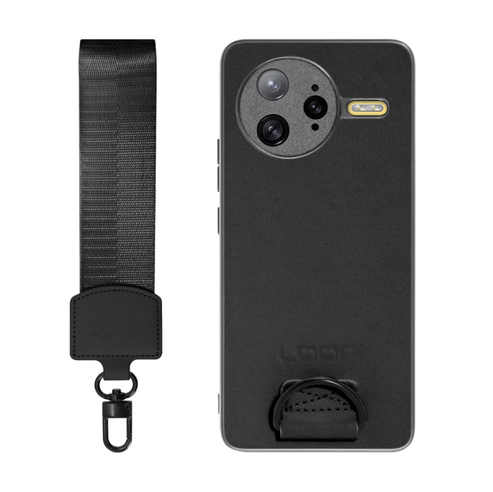 [ LOOF STRAP-SHELL (ショートVer.) ] POCO F7 Ultra Xiaomi シャオミ スマホケース 背面 ケース カバー ハードケース ハンドストラップ  本革 [ POCO F7 Ultra ]