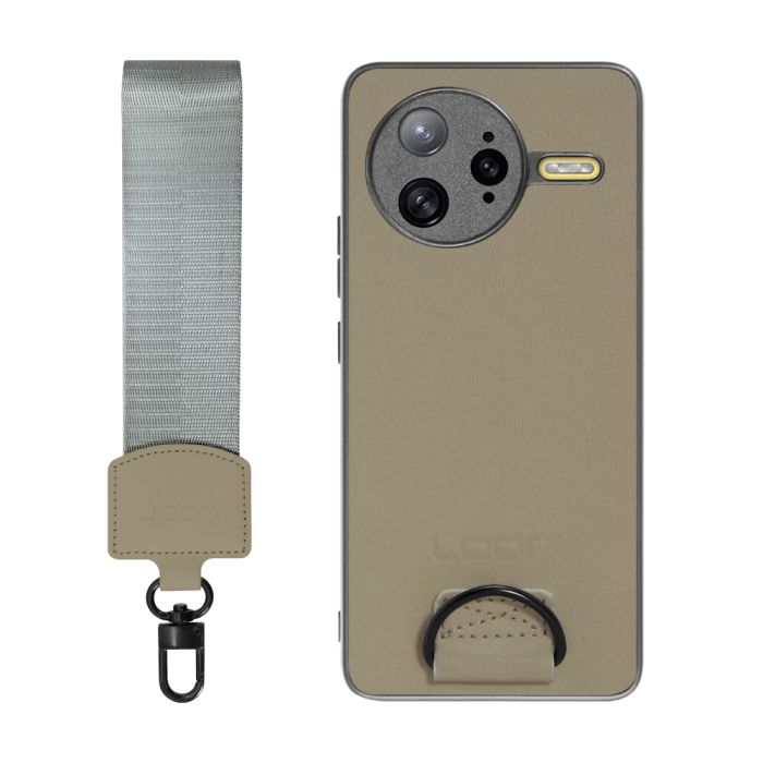 [ LOOF STRAP-SHELL ] POCO F7 Ultra Xiaomi シャオミ スマホケース 背面 ケース カバー ハードケース ショルダー スマホショルダー ハンドストラップ  本革 [ POCO F7 Ultra ]