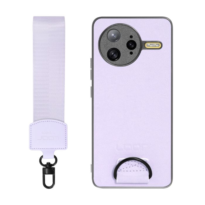 [ LOOF STRAP-SHELL ] POCO F7 Ultra Xiaomi シャオミ スマホケース 背面 ケース カバー ハードケース ショルダー スマホショルダー ハンドストラップ  本革 [ POCO F7 Ultra ]