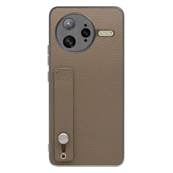 [ LOOF HOLD-SHELL ] POCO F7 Ultra Xiaomi シャオミ スマホケース 背面 ケース カバー ハードケース 背面ベルト 本革 ストラップホール [ POCO F7 Ultra ]