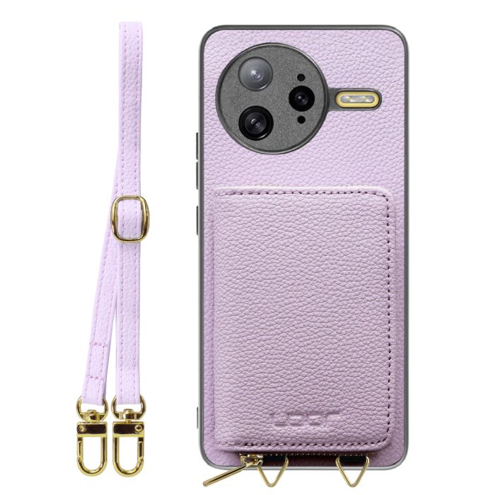 [ LOOF LUXURY-SHELL ] POCO F7 Ultra Xiaomi シャオミ スマホケース 背面 ケース カバー ハードケース 本革 ストラップホール [ POCO F7 Ultra ]