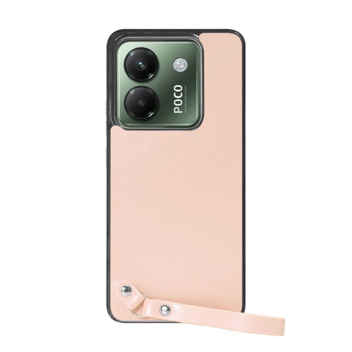 [ LOOF MACARON-SHELL ] POCO M7 Pro 5G Xiaomi シャオミ スマホケース 背面 ケース カバー ハードケース ストラップ付き 本革 ストラップホール [ POCO M7 Pro 5G ]