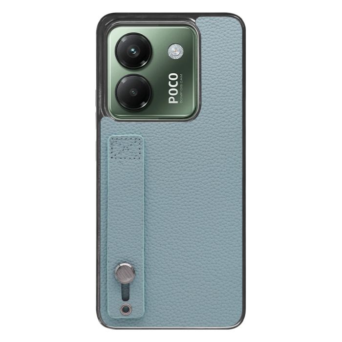 [ LOOF HOLD-SHELL ] POCO M7 Pro 5G Xiaomi シャオミ スマホケース 背面 ケース カバー ハードケース 背面ベルト 本革 ストラップホール [ POCO M7 Pro 5G ]
