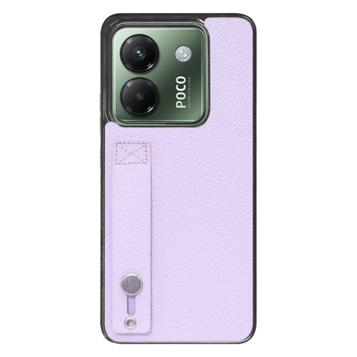 [ LOOF HOLD-SHELL ] POCO M7 Pro 5G Xiaomi シャオミ スマホケース 背面 ケース カバー ハードケース 背面ベルト 本革 ストラップホール [ POCO M7 Pro 5G ]