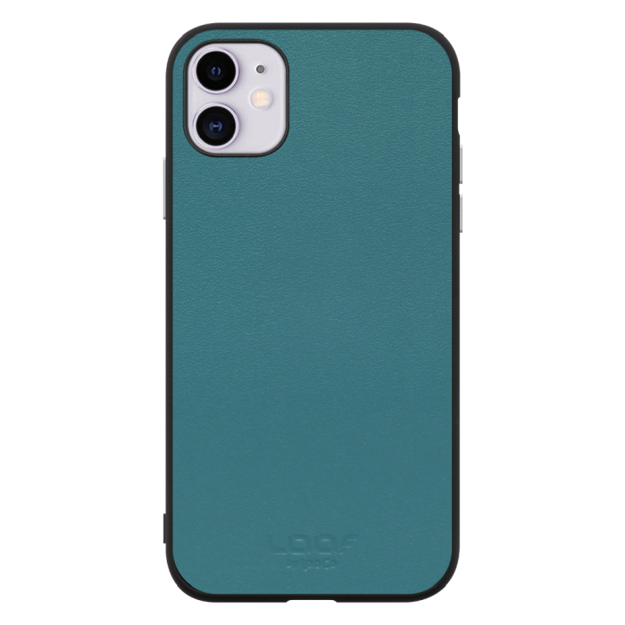 [ LOOF CLASSY-SHELL ] iPhone 11 iPhone11 スマホケース 背面 ケース カバー ハードケース シルバーボタン 本革 ストラップホール  [ iPhone 11 ]