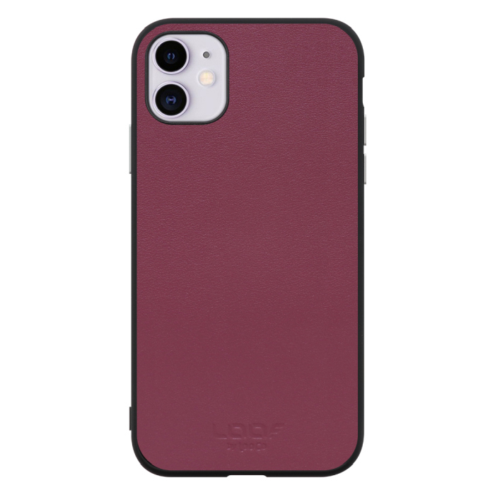 [ LOOF CLASSY-SHELL ] iPhone 11 iPhone11 スマホケース 背面 ケース カバー ハードケース シルバーボタン 本革 ストラップホール  [ iPhone 11 ]