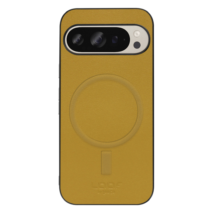 [ LOOF CLASSY-SHELL MagSafe対応 ] Google Pixel 9 / 9 Pro Google Pixel9 Pixel9pro ピクセル9 ピクセル9プロ スマホケース 背面 ケース カバー ハードケース シルバーボタン 本革 ストラップホール MagSafe対応 [ Google Pixel 9 / 9 Pro ]