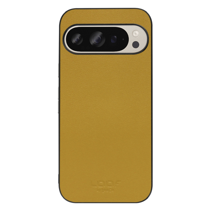 [ LOOF CLASSY-SHELL ] Google Pixel 9 / 9 Pro Google Pixel9 Pixel9pro ピクセル9 ピクセル9プロ スマホケース 背面 ケース カバー ハードケース シルバーボタン 本革 ストラップホール  [ Google Pixel 9 / 9 Pro ]