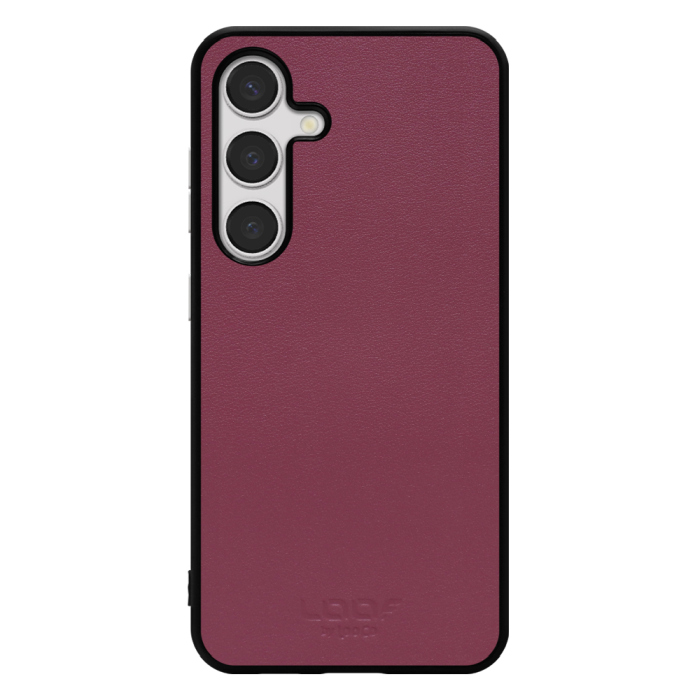 [ LOOF CLASSY-SHELL ] Galaxy S24 s24 スマホケース 背面 ケース カバー ハードケース シルバーボタン 本革 ストラップホール  [ Galaxy S24 ]