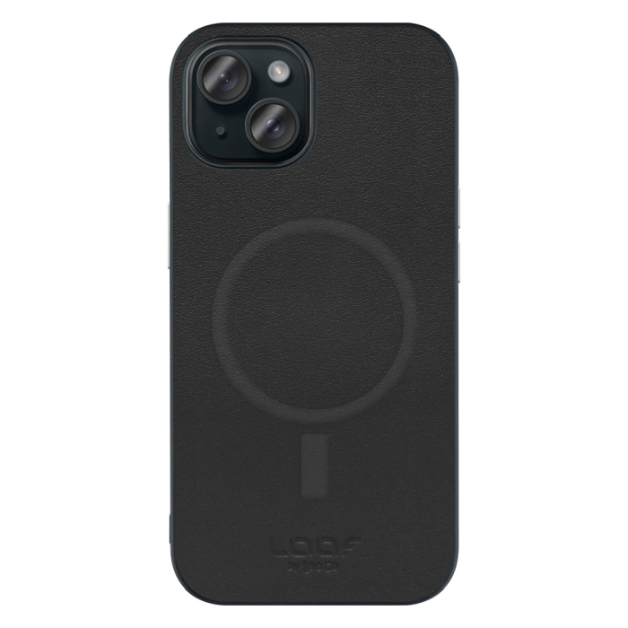 [ LOOF CLASSY-SHELL MagSafe対応 ] iPhone 15 iPhone15 アイフォン15 iPhone 15 アイフォン 15 スマホケース 背面 ケース カバー ハードケース シルバーボタン 本革 ストラップホール MagSafe対応 [ iPhone 15 ]