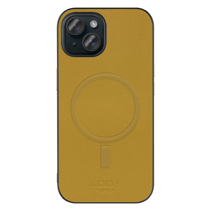 [ LOOF CLASSY-SHELL MagSafe対応 ] iPhone 15 iPhone15 アイフォン15 iPhone 15 アイフォン 15 スマホケース 背面 ケース カバー ハードケース シルバーボタン 本革 ストラップホール MagSafe対応 [ iPhone 15 ]