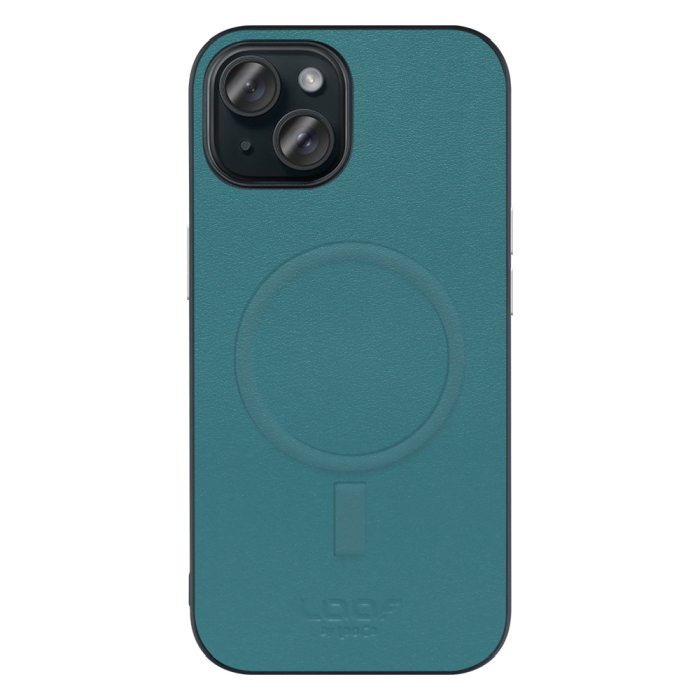 [ LOOF CLASSY-SHELL MagSafe対応 ] iPhone 15 iPhone15 アイフォン15 iPhone 15 アイフォン 15 スマホケース 背面 ケース カバー ハードケース シルバーボタン 本革 ストラップホール MagSafe対応 [ iPhone 15 ]