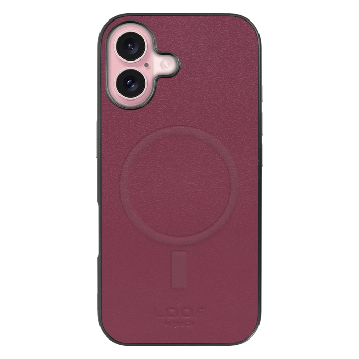 [ LOOF CLASSY-SHELL MagSafe対応 ] iPhone 16 iPhone16 アイフォン16 iPhone 16 アイフォン 16 スマホケース 背面 ケース カバー ハードケース シルバーボタン 本革 ストラップホール MagSafe対応 [ iPhone 16 ]