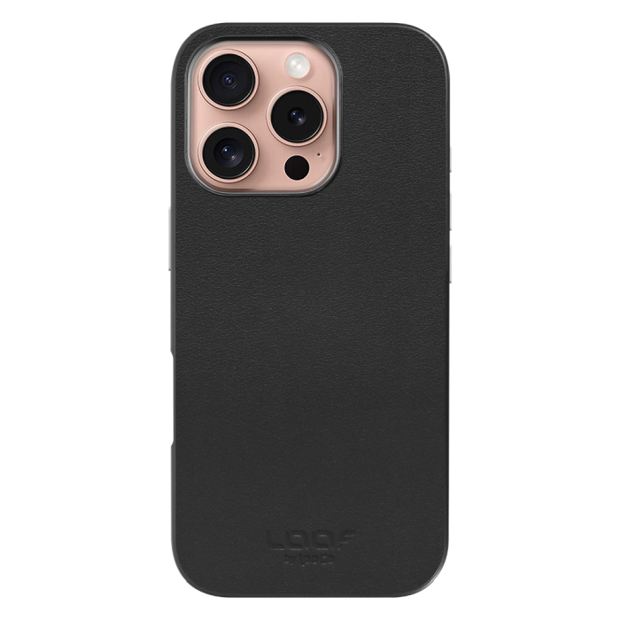 [ LOOF CLASSY-SHELL ]  iPhone 16 Pro アイフォン16 プロ スマホケース 背面 ケース カバー ハードケース シルバーボタン 本革 ストラップホール  [ iPhone 16 Pro ]
