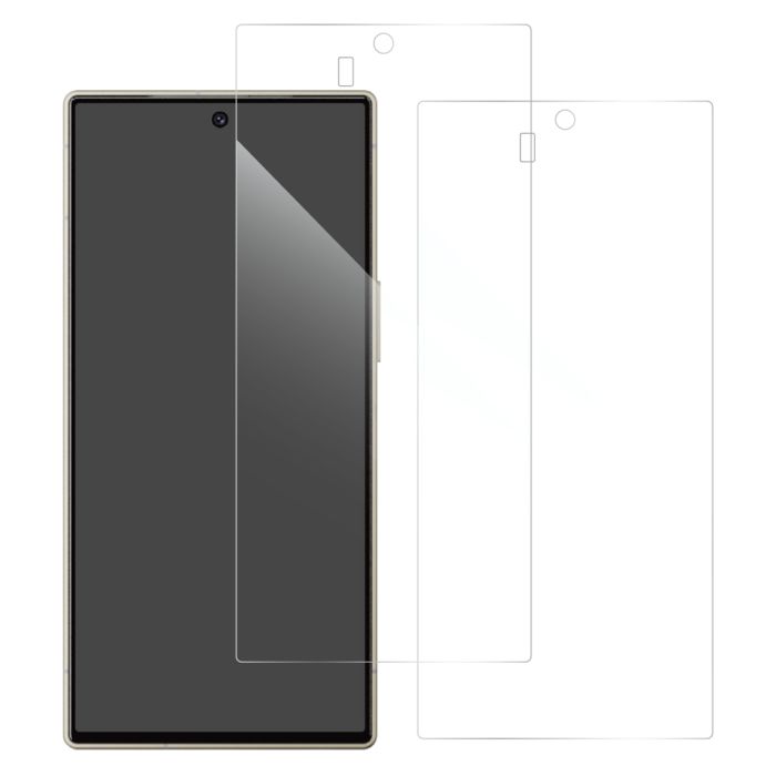 [2枚入り] LOOF 強化ソフトフィルム AQUOS R10 SH-51F 保護フィルム クリア/マット/ブルーライトカット/覗き見防止  簡単貼り付け 画面保護 ソフトフィルム 気泡なし 傷防止 割れ防止 [ AQUOS wish5 ]