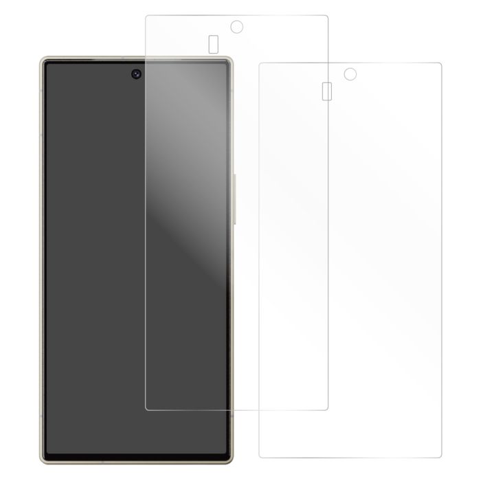 [2枚入り] LOOF 強化ソフトフィルム AQUOS R10 SH-51F 保護フィルム クリア/マット/ブルーライトカット/覗き見防止  簡単貼り付け 画面保護 ソフトフィルム 気泡なし 傷防止 割れ防止 [ AQUOS wish5 ]