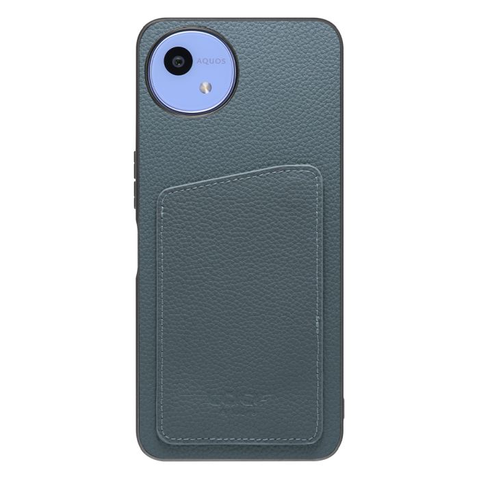 [ LOOF INVISIBLE CARD CASE-SHELL ] AQUOS wish5 アクオス SH-52F スマホケース 背面 ケース カバー 本革 見えない収納 カード 見えない 落ちない マグネット [ AQUOS wish5 ]