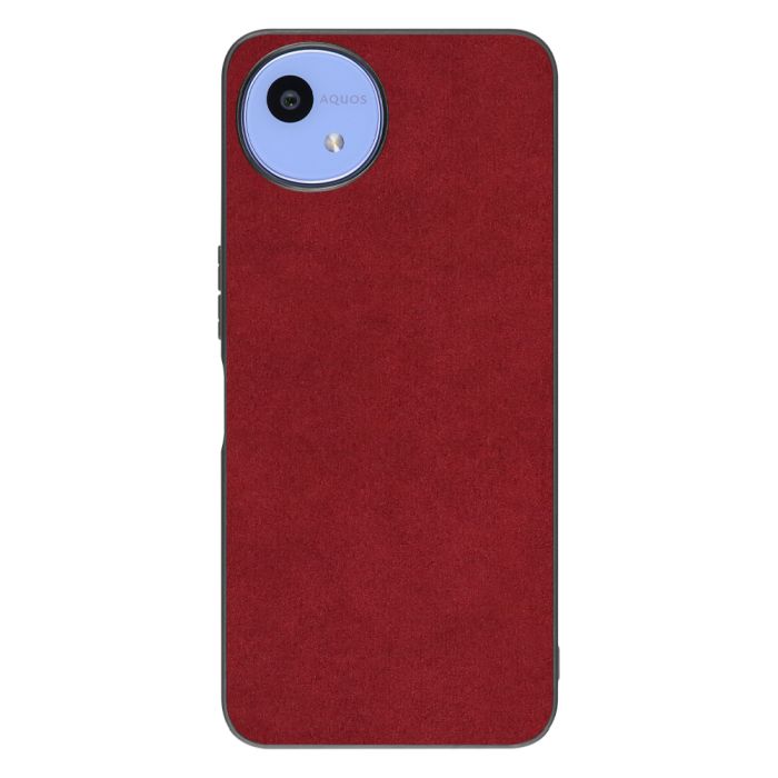 [ LOOF ALCANTARA-SHELL ] AQUOS wish5 アクオス SH-52F ケース カバー スマホケース アルカンターラ シンプル ストラップホール [ AQUOS wish5 ]