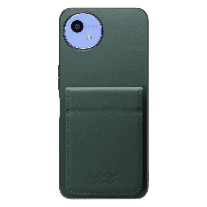[ LOOF FOLD ] AQUOS wish5 アクオス SH-52F ケース 背面 カード収納 カード入れ カードポケット カバー スマホケース 薄型 大容量 本革 [ AQUOS wish5 ]