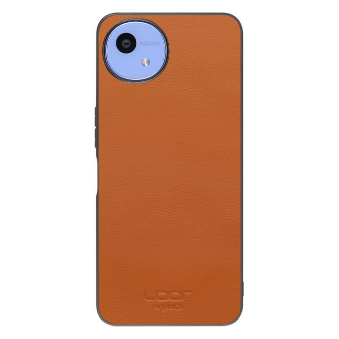 [ LOOF BASIC-SHELL ] AQUOS wish5 アクオス SH-52F ケース カバー スマホケース 本革 レザー シンプル ストラップホール [ AQUOS wish5 ]